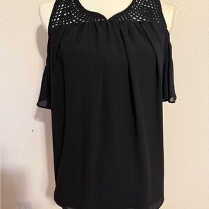 Elegant Black Women's Top
